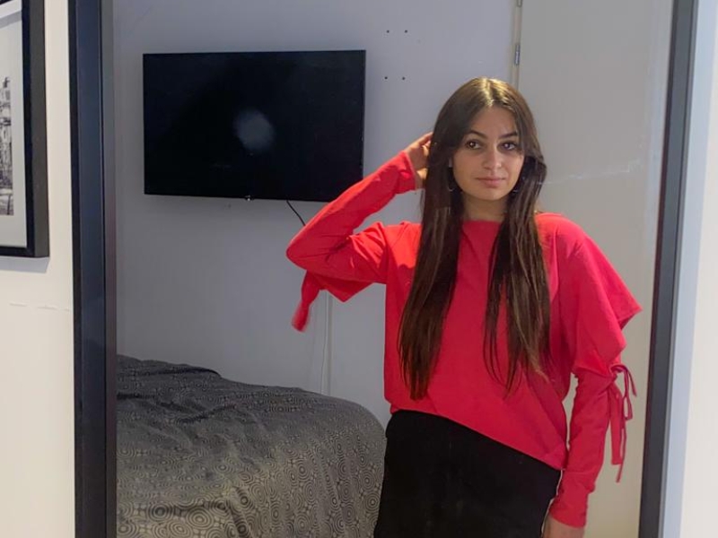 roze sweater