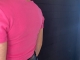 Zara crop top roze