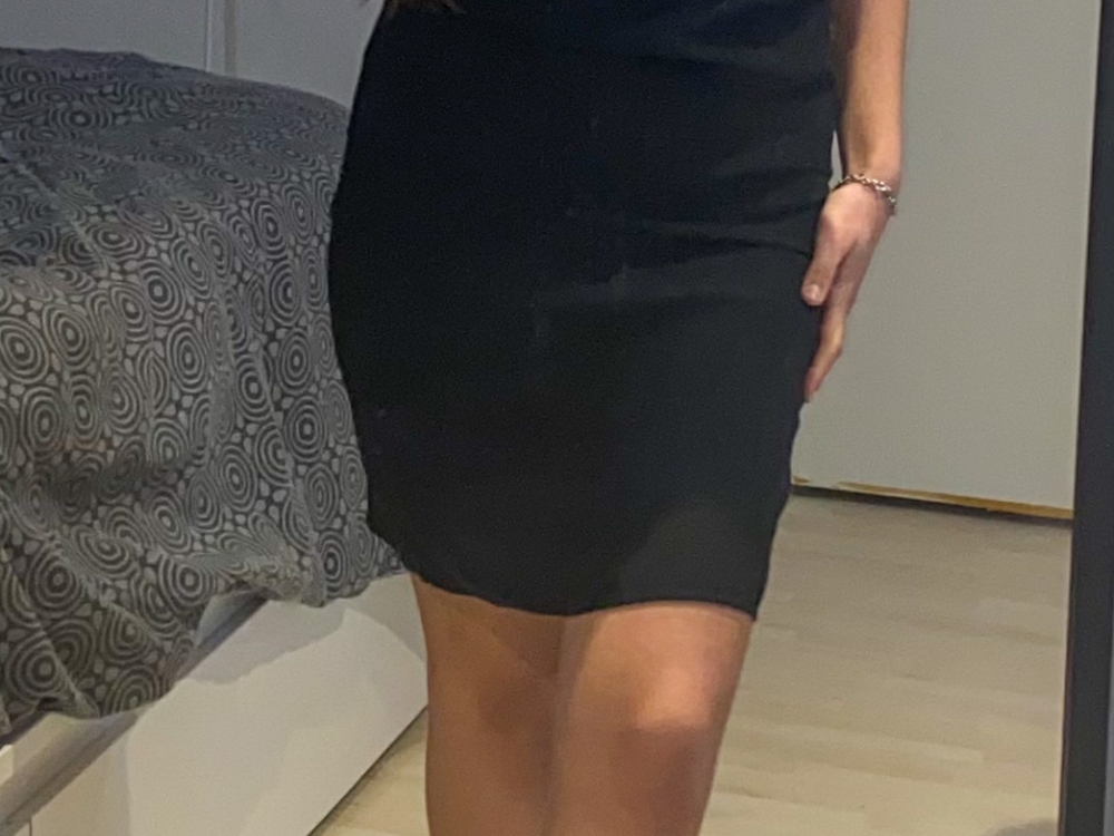 black dress