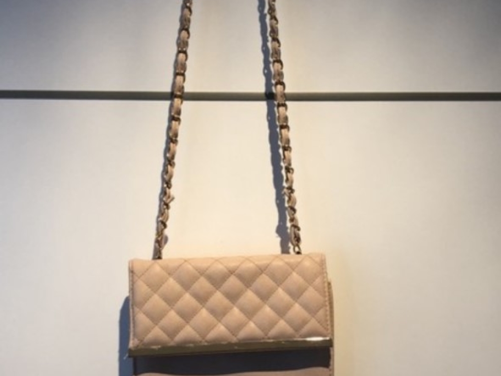 Crossbody bag licht roze