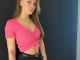 Zara crop top roze
